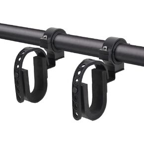 UTV Tool Holder Shovel Mount Bow Utility Racks, YCHOW BEAM Adjustable Rubber Straps Gun Holder Rack for 1.5 inch- 2" Round Tube Roll Bar Cage Roof Rack for UTV 4x4 Side by Side Snowmobile Golf Cart