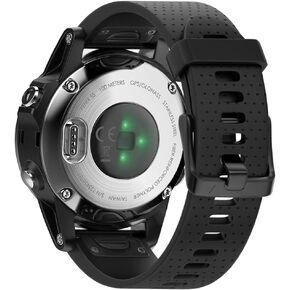 ANCOOL Compatible with Fenix 5S/Fenix 6S Bands 20mm Easy Fit Silicone Watch Bands Replacement for Fenix 8 43mm/Fenix 7S/Fenix 5S Plus/Fenix 6S Pro/D2 Delta S Smartwatches(Black) in Kuwait