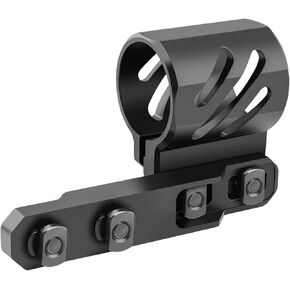 Feyachi M Lock Offset Flashlight Ring Mount for M Lock Rail System - 2 Mounting Inserts Included fits 27mm 25.4mm 20mm Diameter Flashlight