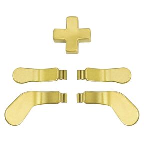 TNP Paddles for Xbox Elite 2 Controller - Accessories Replacement Metal Stainless Steel Paddles Trigger & D-Pad Parts Accessories Compatible with Xbox Elite Controller Series 2 Core, Gold