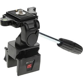 BOG SSA, Spotting Scope Adaptor with Padded Car Window Clamp, Adjustable Pan / Tilt Tension Handle, Universal Accessory Plate Attachment, and Bubble Level for Hunting, Spotting, Scouting, and Outdoors