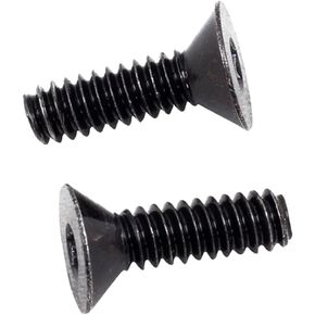 Almencla 2 Pieces 0.63 Inch Bow Sight Metric Screw Adapter - Hex Button Socket Head Screws, Sight Mounting for Recurve Bow - Black