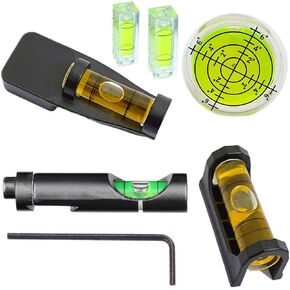 6Pcs Optics Mounts Rifle Scopes for 20mm Mounting Adapter Anti-Cant Optics Mounts for Sports Outdoors Hunting Fishing Shooting