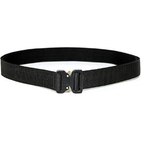 WOLF TACTICAL Heavy Duty Quick-Release EDC Belt - Stiffened 2-Ply 1.5" Nylon Gun Belt for Concealed Carry Holsters