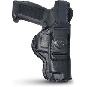 Genuine Leather Iwb Holster for Canik TP9 SFX - Tactical Handgun Iwb Leather Holster Canik TP9 SFX - Leather Concealed Carry Holster - Comfortable Appendix Everyday Carry - Maxx Carry Holsters by PH