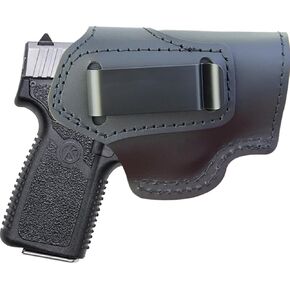 IWB & OWB Leather Holster Fits:Kahr Arms CM40 CM45 CM9,CT380,CW380,K40,K9,MK40 MK9,P380,PM40 PM45,PM9 Covert,S9 & Similar Pistols - Inside Waistband Concealed or Outside Waistband Open Carry