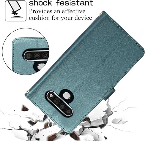 Argyle Wallet Case for LG Stylo 6/Stylo6 Plus/K71 Stylus with Wrist Strap Shoulder Strap, 9+ Card Slots Zipper Purse Stand Cell Phone Cover for LGStylo6 6+ 6plus Style 06 Six 2020 Deep Purple in Kuwait