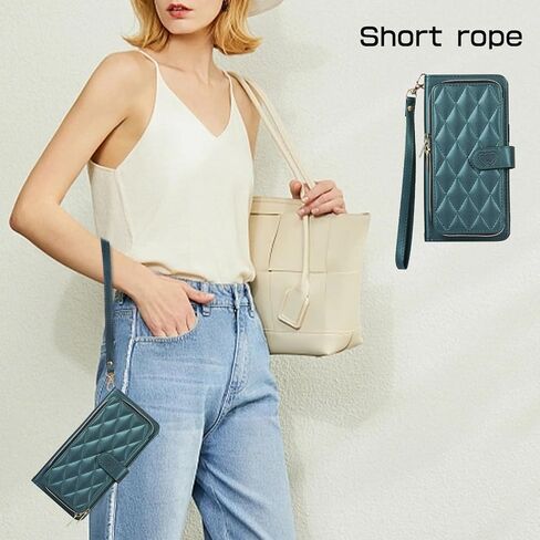 Argyle Wallet Case for LG Stylo 6/Stylo6 Plus/K71 Stylus with Wrist Strap Shoulder Strap, 9+ Card Slots Zipper Purse Stand Cell Phone Cover for LGStylo6 6+ 6plus Style 06 Six 2020 Deep Purple in Kuwait