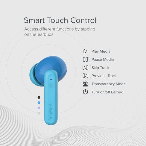 myFirst CareBuds Kids Earbuds 85dB Volume Limit Small Ear Fit in Kuwait