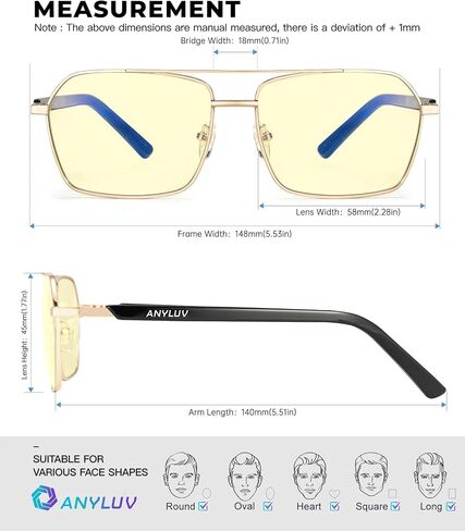 ANYLUV Reading Glasses for Men Blue Light Carbon Fiber Computer Blocking Reader Glasses Mens Blocker 2.0 Magnification in Saudi Arabia