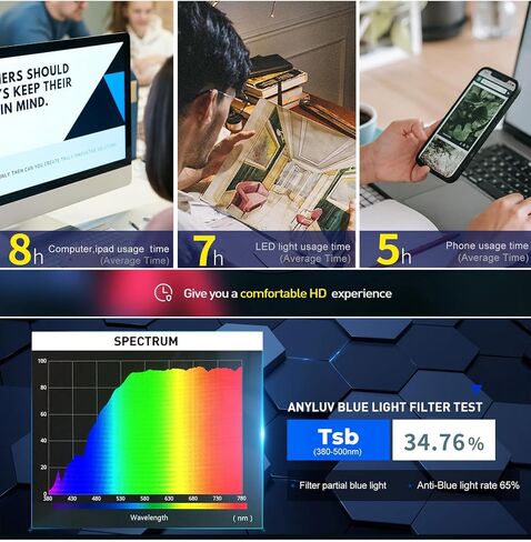 ANYLUV Reading Glasses for Men Blue Light Carbon Fiber Computer Blocking Reader Glasses Mens Blocker 2.0 Magnification in Saudi Arabia