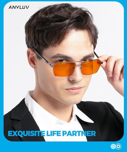 ANYLUV Reading Glasses for Men Blue Light Carbon Fiber Computer Blocking Reader Glasses Mens Blocker 2.0 Magnification in Saudi Arabia