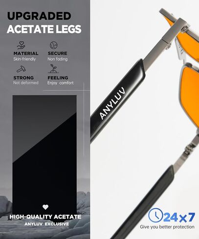 ANYLUV Reading Glasses for Men Blue Light Carbon Fiber Computer Blocking Reader Glasses Mens Blocker 2.0 Magnification in Saudi Arabia