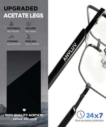 ANYLUV Reading Glasses for Men Blue Light Carbon Fiber Computer Blocking Reader Glasses Mens Blocker 2.0 Magnification in Kuwait