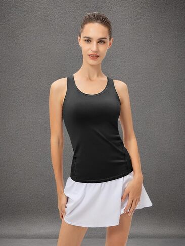Women's Fitness Fast Dry Compression Running Sleeveless Athletic Tank Top 2/3 Packs in Kuwait