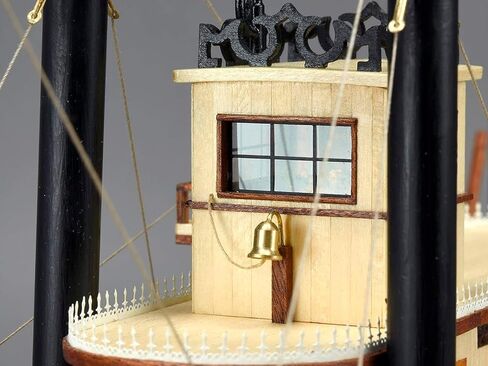 Artesanía Latina - طقم سفينة نموذج خشبي - باخرة مجداف King of The Mississippi - موديل 20515، مقياس 1:80 - نماذج مصغرة للتجميع - المستوى المتوسط in Kuwait