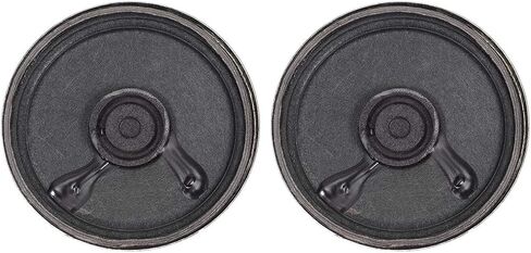 uxcell 0.5W 8 Ohm Micro Internal Speaker Magnet Loudspeaker 50mm Dia 2pcs in Saudi Arabia