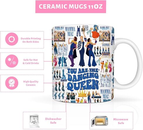 كوب LONGXIN Twilight Merch Vampire Lover هدية فتاة إدوارد، هدايا مستوحاة من الأفلام، هدايا مدينة الشوك، هدايا الشوك واشنطن هدية، هدايا الشفق لمحبي الأفلام والفتيات والنساء، كوب قهوة سعة 11 أونصة in Kuwait