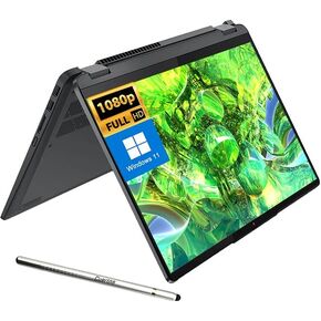 Lenovo IdeaPad Flex 5 2-in-1 14'' FHD Touchscreen Laptop, 6-Core AMD Ryzen 5 5500U(Beats i7-1165G7), WIFI6, Backlit KB, Fingerprint, W/Stylus Pen, Win11 Home (16GB|512GB SSD), Storm Grey