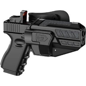 G17 G19 Holster, Adjustable Retention Holster for Glock 17 19 19X 31 32 44 45 Gen 1-5, Open Carry OWB Holsters for Glock 22 23 Gen 1-4, Level Ⅱ Outside Waistband Paddle Gun Holster with Rapid Release