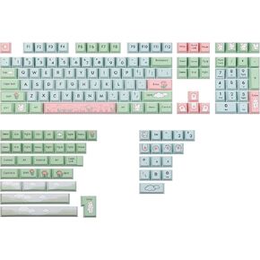 EPOMAKER Alice's Adventure 156 Keys Cherry Profile PBT Dye Sublimation Keycaps Set للوحة مفاتيح الألعاب الميكانيكية، متوافقة مع بنية Cherry Gateron Kailh Otemu MX in Kuwait