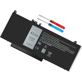 DMKAOLLK 6MT4T Battery for Dell Latitude E5570 E5470 Precision 15 3510 M3510 Series 7V69Y TXF9M 79VRK 07V69Y 7.6V 62WH - 12 Months Warranty