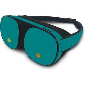 MightySkins Skin Compatible with HTC Vive Flow - Solid Teal | Protective, Durable, and Unique Vinyl Decal wrap Cover | Easy to Apply, Remove, and Change Styles