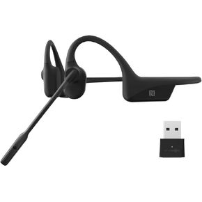 AfterShokz OpenComm UC-Bluetooth Stereo Computer Headset with Loop 100-Bone Conduction Wireless PC Headphones with Noise-Canceling Boom Microphone for Home Office Business Commercial Use,with Bookmark