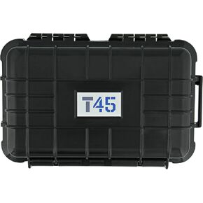Hard Case - 7.5 x 4.8 x 2.1in Rubber Lined Waterproof Storage Case for Cameras, Tools, and More - Protective Ghost Hunting Equipment Luggage with Pressure Release Valve for Airplane Travel