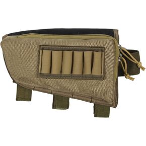 Rifle Stock Pack | Cheek Pad | Buttstock Ammo Holder | Zippered Utility Pouch