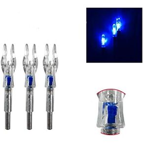 Led Lighted Arrow Nocks for ID 4.2mm/165 for Victory Easton G-Uni shafts Pack of 6