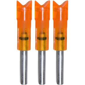 Lumenok Easton Carbon Crescent Bolt End (3-Pack), Red