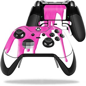 MightySkins Skin Compatible with Microsoft Xbox One Elite Wireless Controller case wrap Cover Sticker Skins Pink Drip