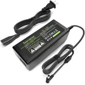 90W DC19V 4.74A Laptop Charger for Asus Toshiba AC Adapter Laptop PC Computer Charger Power Cord, 3 Pin 90 Watt AC to DC 19V Switching Power Supply with 10.56ft Long Cable, 5.5x2.5mm Plug