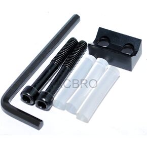 V-Block for Ruger 10/22- Black Plus 3 Clear Buffer