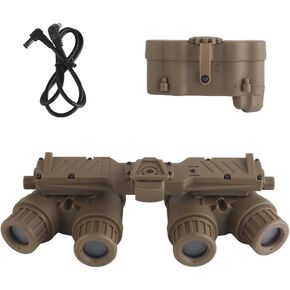 Tactical AN/PVS31 NVG Dummy Model,Helmet No Function Binocular Night Vision Goggle for Cosplay Display