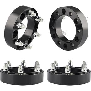YIZBAP 2PCS 6x5.5 to 5x5 Wheel adapters, 2 inch 6x139.7mm to 5x127mm Wheel adapters 108mm Hub bore with 14x1.5 Thread Pitch