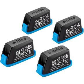 4 Pcs Batteries for SRAM AXS/eTap System, High-Capacity Batteries with Long-Lasting Power.