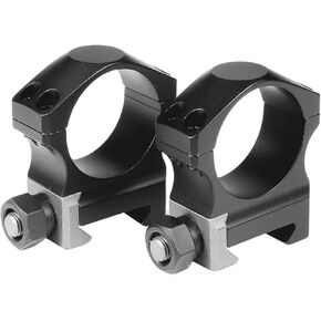 Nightforce X-Treme Duty Ultralite 30mm 4-Screw Hard Anodized Aluminum Gun Scope Rings Mounts - Set of 2