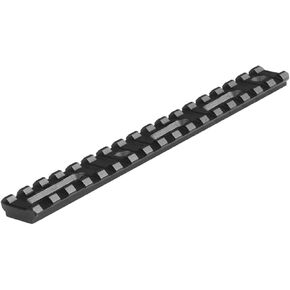 BridgeMount Rail Tactical Picatinny Rail, 7" Long with 17 Slots, BM17S, Black
