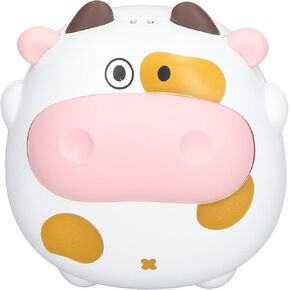 HURRISE Hand Warmer Electric Hand Warmer Electric Cartoon Cow Shape Fast Heating Night for Hand Warmer USB Charging Light for Office