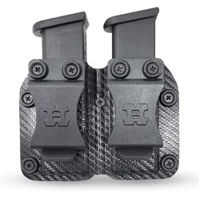 Premium KYDEX Magazine Holders/Carbon Fiber GLOCK 43/43X / Double