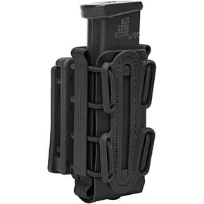 KRYDEX 9mm Mag Pouch with Belt Clip Pistol Magazine Holder for Tactical Belt