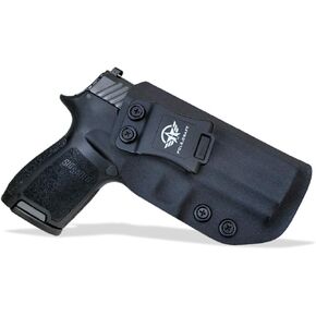 Sig P320 Holster IWB Kydex Holster Custom Fit: Sig Sauer P320 Carry/Compact Medium/Full Size Pistol Case - Inside Waistband Concealed Carry - Adj. Cant Retention - Cover Mag-Button - No Wear, No Jitter
