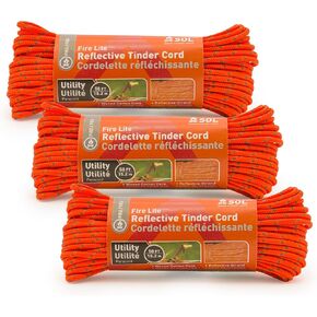 Survive Outdoors Longer Fire Lite Utility Tinder Cord, 50 ft - (Pack of 3)
