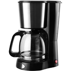 ماكينة صنع القهوة بالتنقيط 12 كوب من YSSOA، ماكينة قهوة مضادة للتنقيط، وظيفة الحفاظ على الدفء التلقائي، أواني قهوة شفافة لمستوى الماء، ماكينة صنع القهوة الصغيرة باللون الأسود، من الفولاذ المقاوم للصدأ in Kuwait