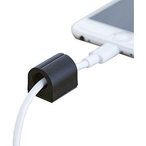 UTW-9D12-WH Small D-Wings Cord Clip Organizer, White