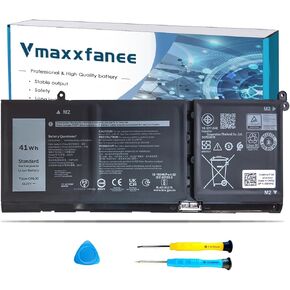 G91J0 41Wh Battery Replacement for Dell Latitude 3320 3520 3330 3420 Inspiron 3510 3511 3515 3525 3530 5310 5510 5515 5410 5418 5518 14 Plus 7420 7415 2-in-1 Vostro 5620 5625 11.25V 2nd Gen