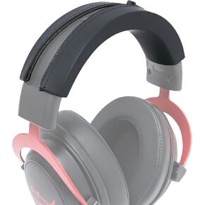 WC BandZ Cloud - Silicone Headband Cover for HyperX Cloud Series Headphones by Wicked Cushions | Enhanced Comfort, Style, & Sweat Protection | Exclusively for HyperX Cloud Series | Black
