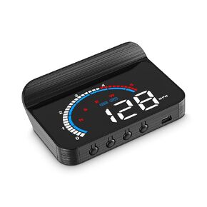 Heads Up Display for Cars Windshield Projection M13, OBD2+GPS Car GPS Speedometer Display Speed, Fuel Consumption, Water Temperature and Multiple Alarm Functions Suitable for All Cars